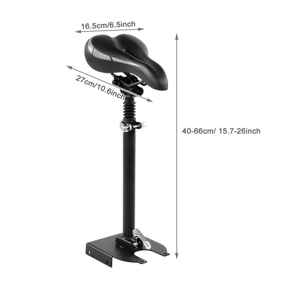 Scooter Accessories Adjustable Perforated Free Double Shock Absorbing Seats